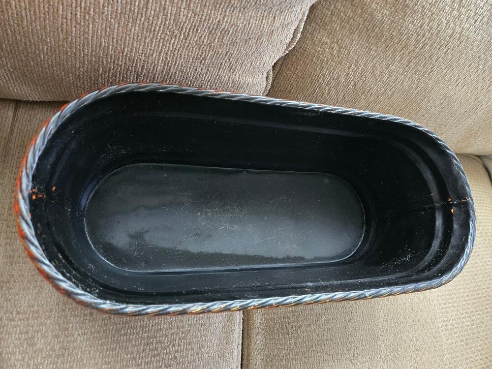 Metal Planter 17" x 7" Two Handles