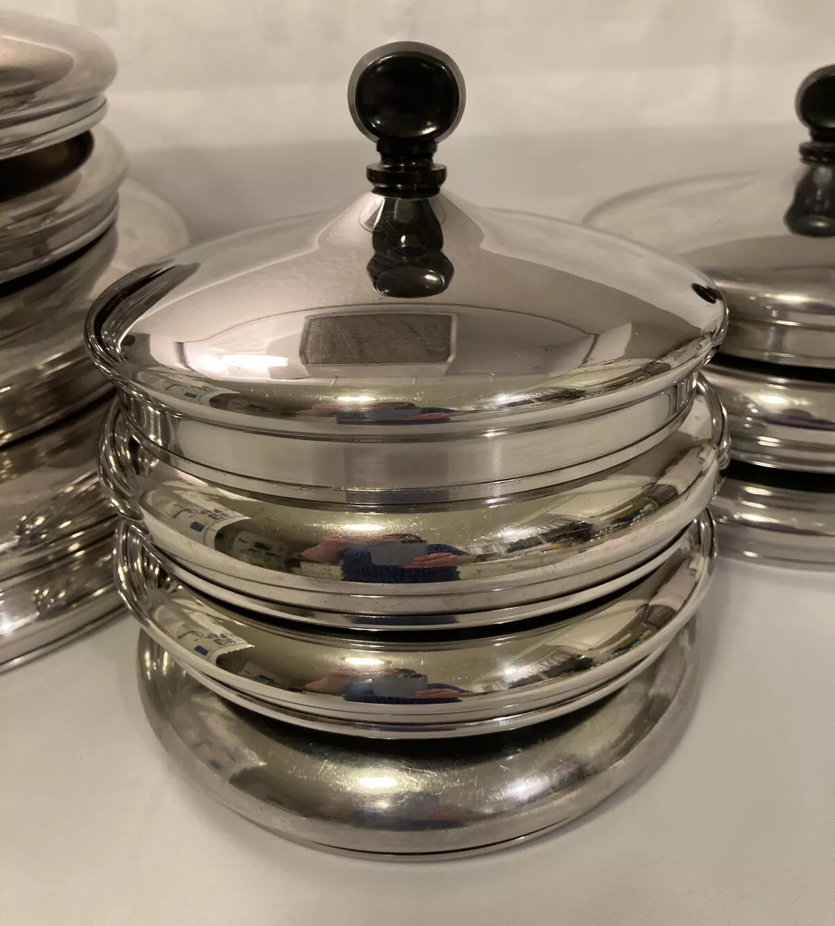 Farberware Stainless Steel Replacement Lids, Sizes Vary 6-12" Choice,Gently Used