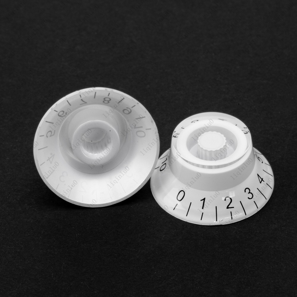 4 Pcs LP Guitar Bell Knobs 18 Fine Spline Top Hat Knobs Style for SG Les Paul