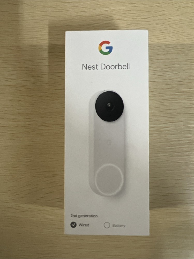 Google Nest Doorbell, Wired - Snow