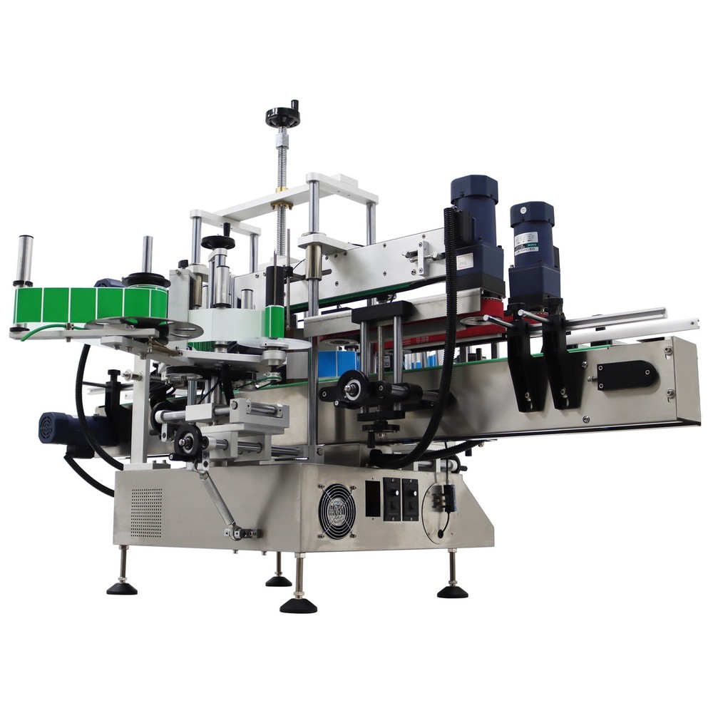 110V Double Sided Auto Desktop Labeling Machine for Square/Hexagonal Bottle etc