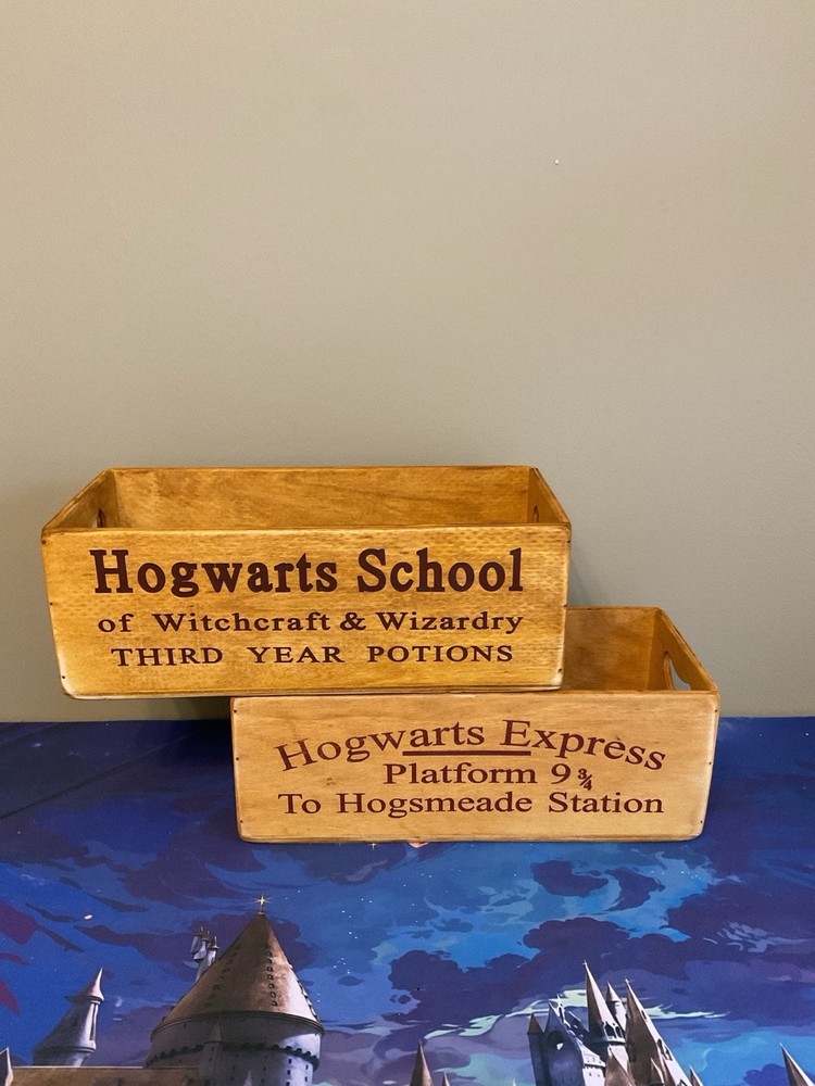 Harry Potter Storage Boxes X 2