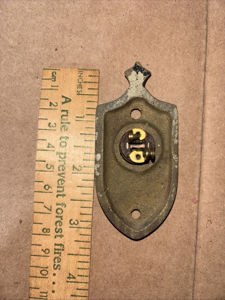 Vintage Solid brass doorbell button