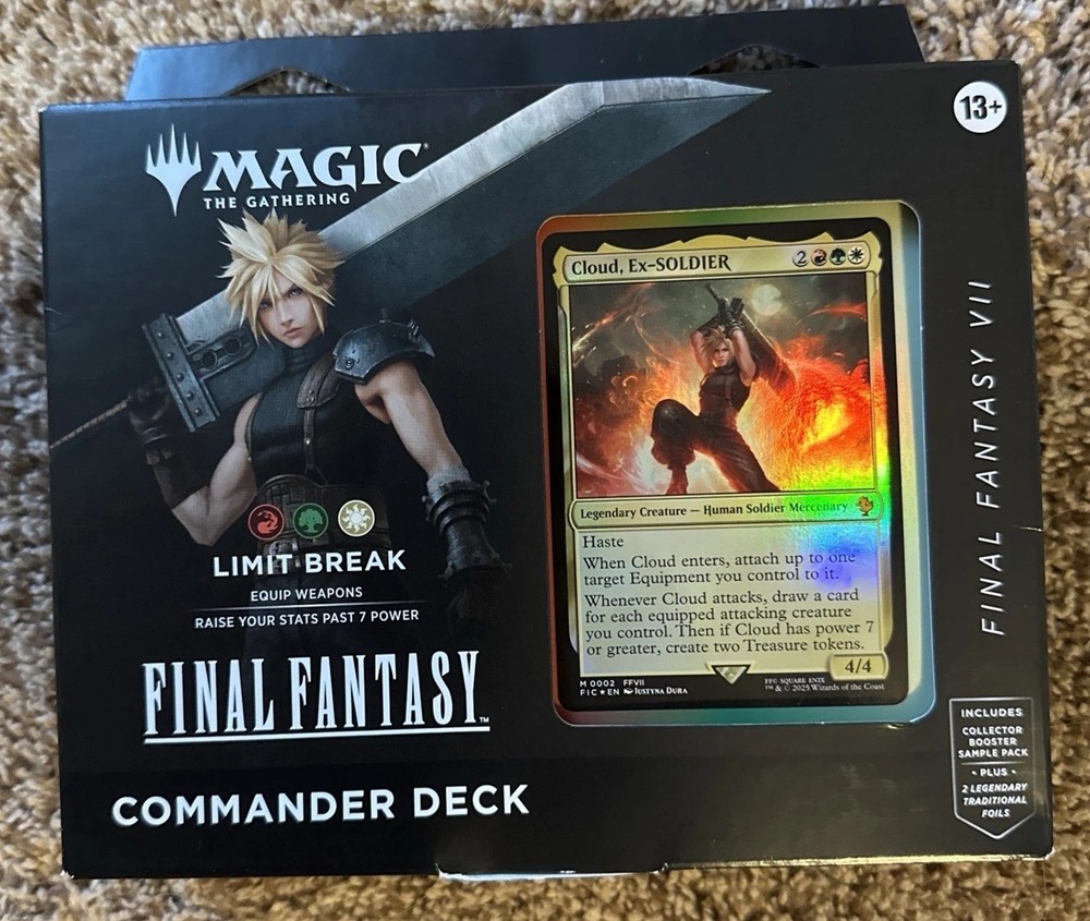 Limit Break Magic The Gathering Final Fantasy Commander Deck - No Booster Pack