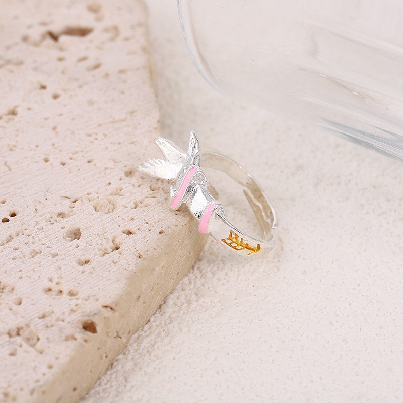 Anime Digimon Angewomon and Angemon Couples Ring