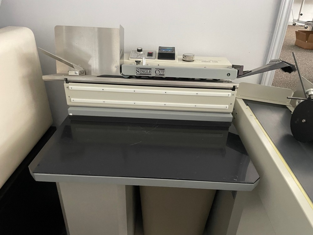 Envelope Opener with Stand and Collection Conveyor; Milling Technology