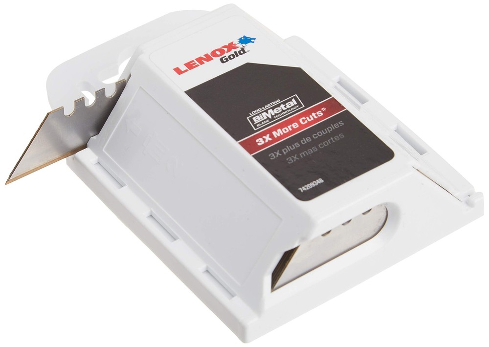 Gold Utility Knife Blade 100 Pack