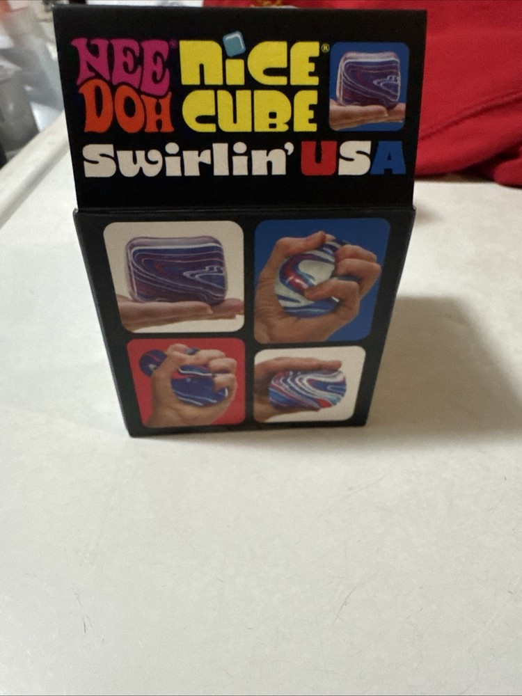NEEDOH Nice Cube Swirlin' USA Super Solid Squish NEW