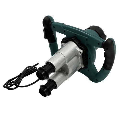 1800w Concrete Mortar Mixer Cement Grout Plaster Stirrer Double Paddle Mixer USA