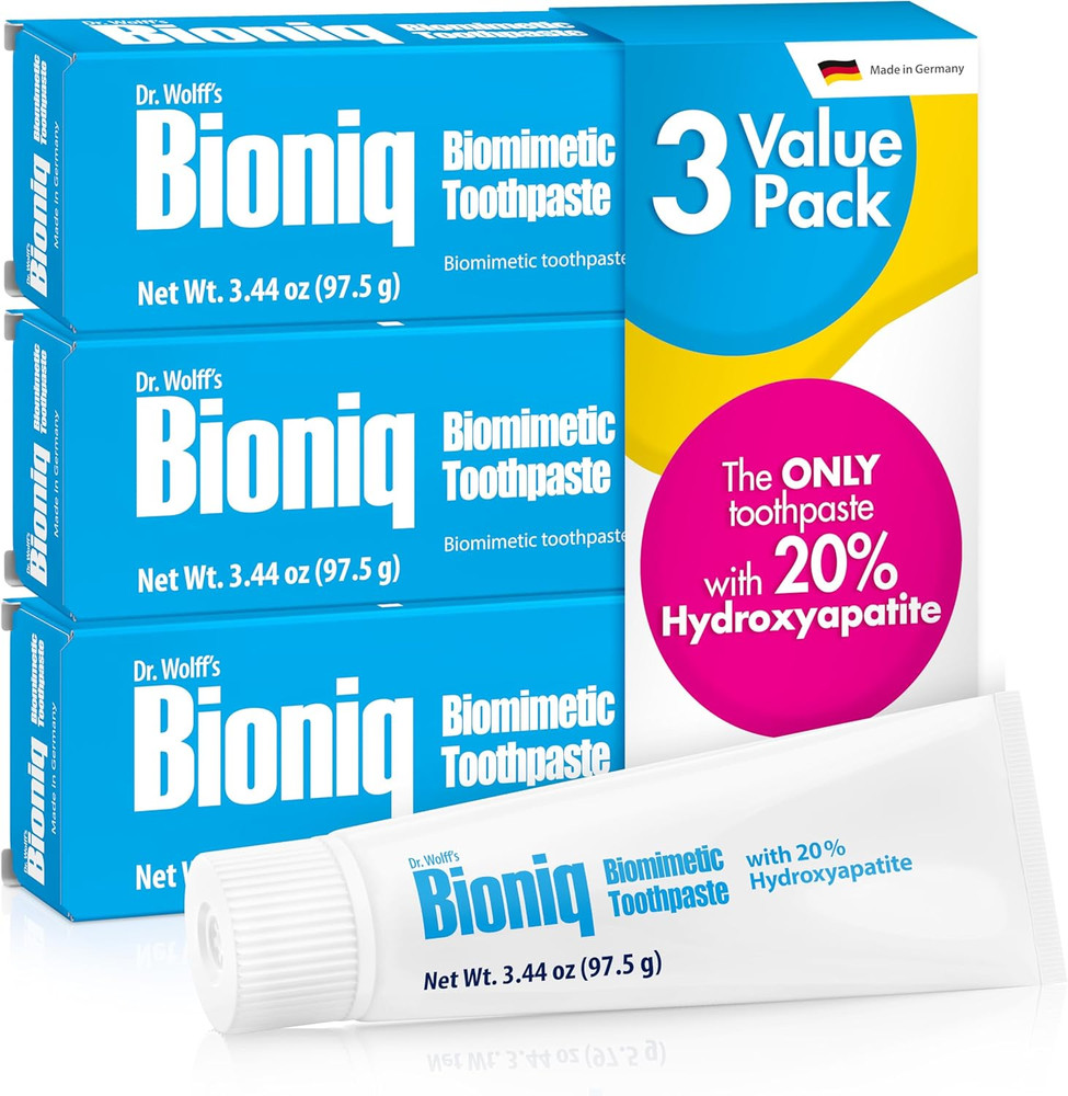 Bioniq Classic Fluoride Free Toothpaste with 20% Hydroxyapatite,Clinically Teste