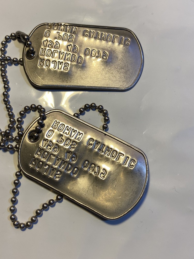 Vintage Military Dog Tags