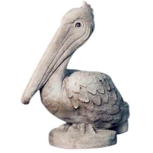 Pelican bird sculpture statue