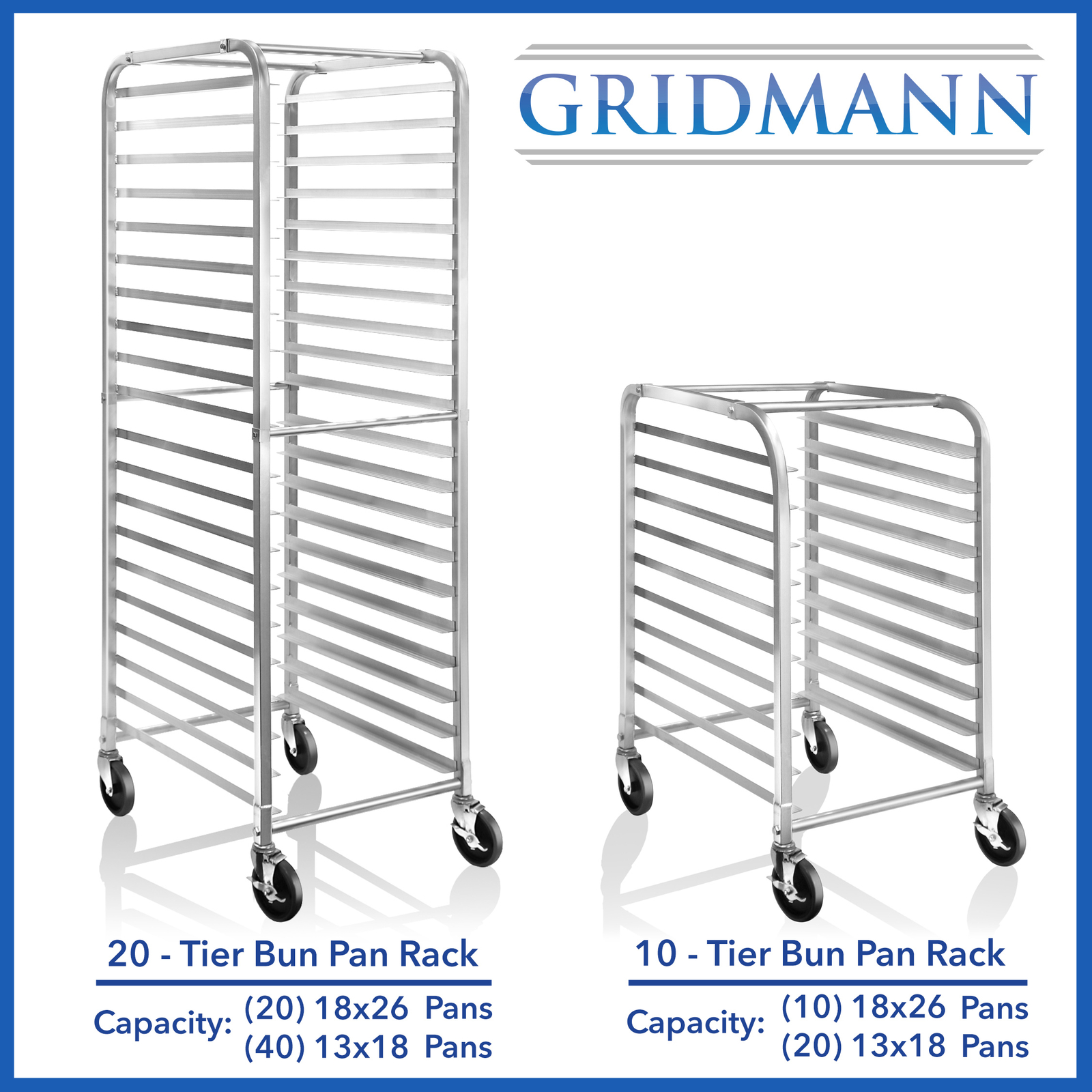 20 Sheet Bun Pan Bakery Rack for Commercial Kitchen