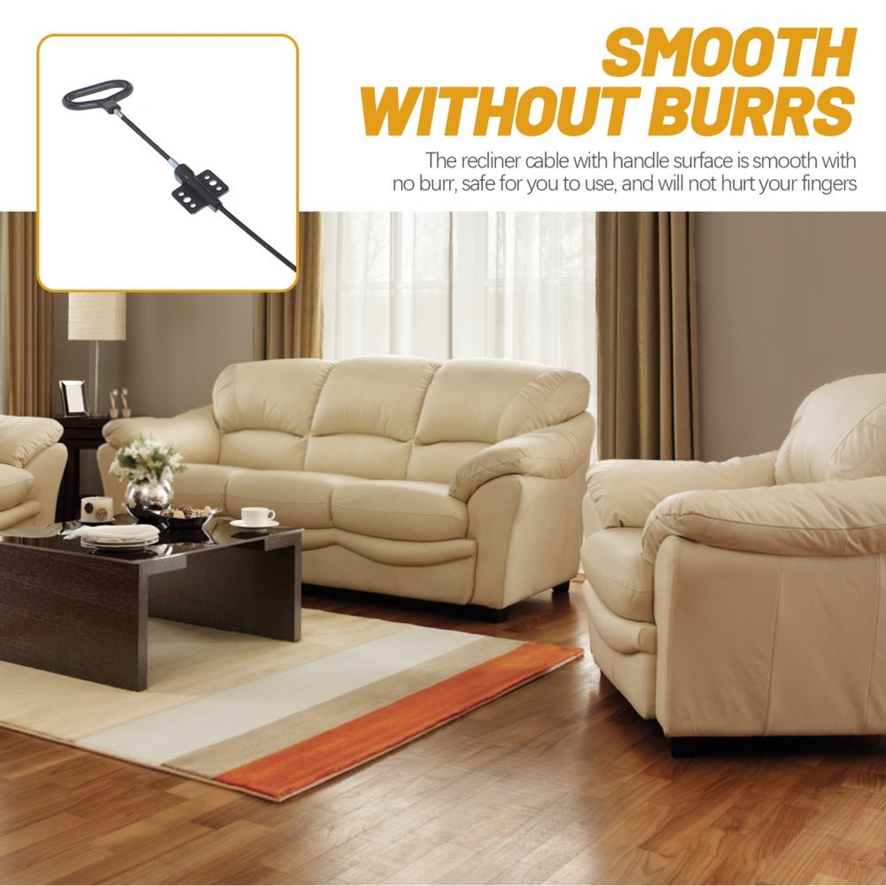 Universal Recliner Cable Replacement With Lever Handle For Sofa Chair Use