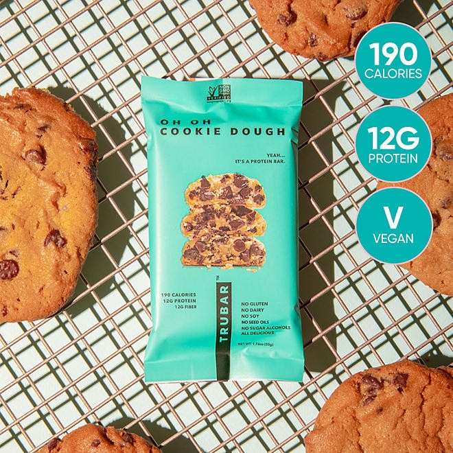 TRUBAR Plant Based Protein Bar, Variety Pack, 14 ct.