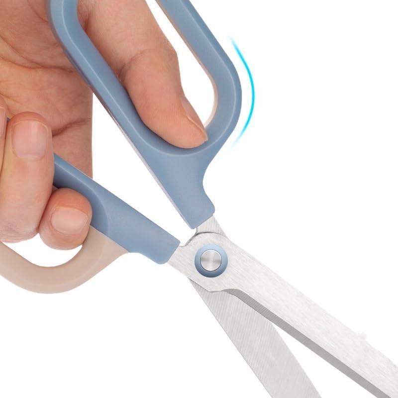 Multipurpose Office Craft Scissors Comfort-Grip Handles Sturdy Sharp Blue