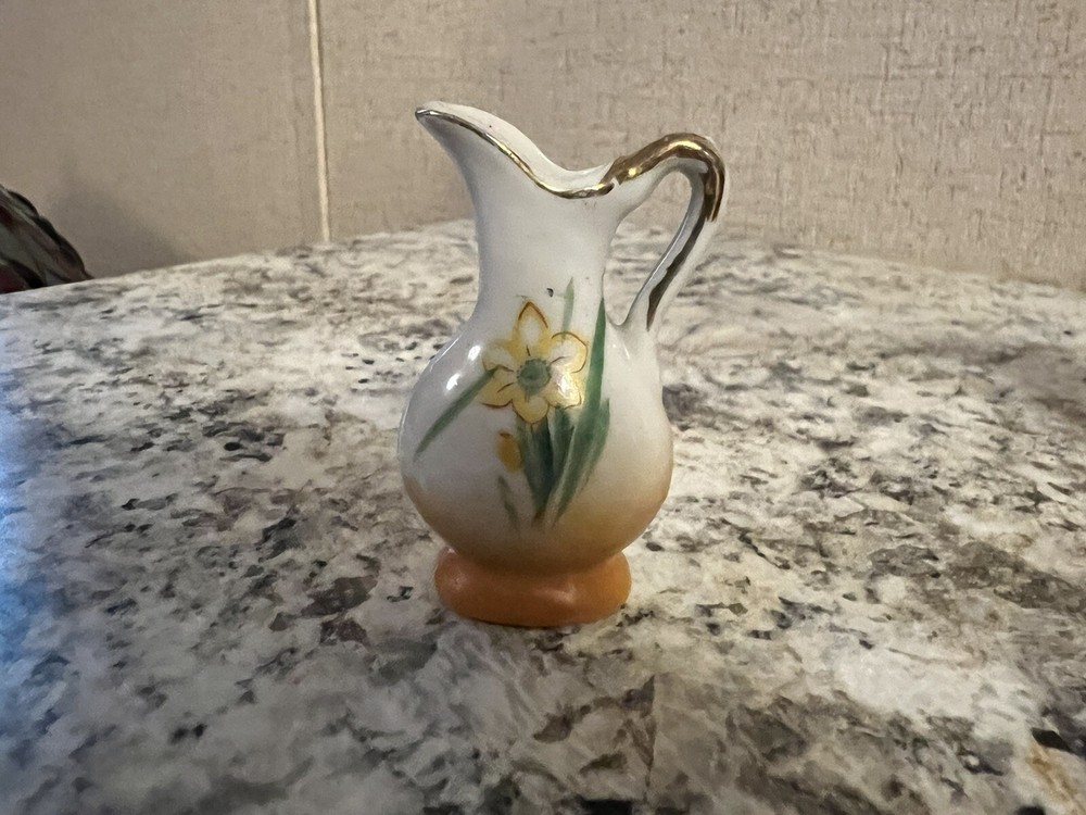 Vintage Miniature Pitcher 2 1/8” Tall