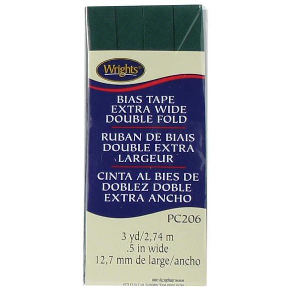 Bias Tape, Extra Wide Double Fold, Wrights