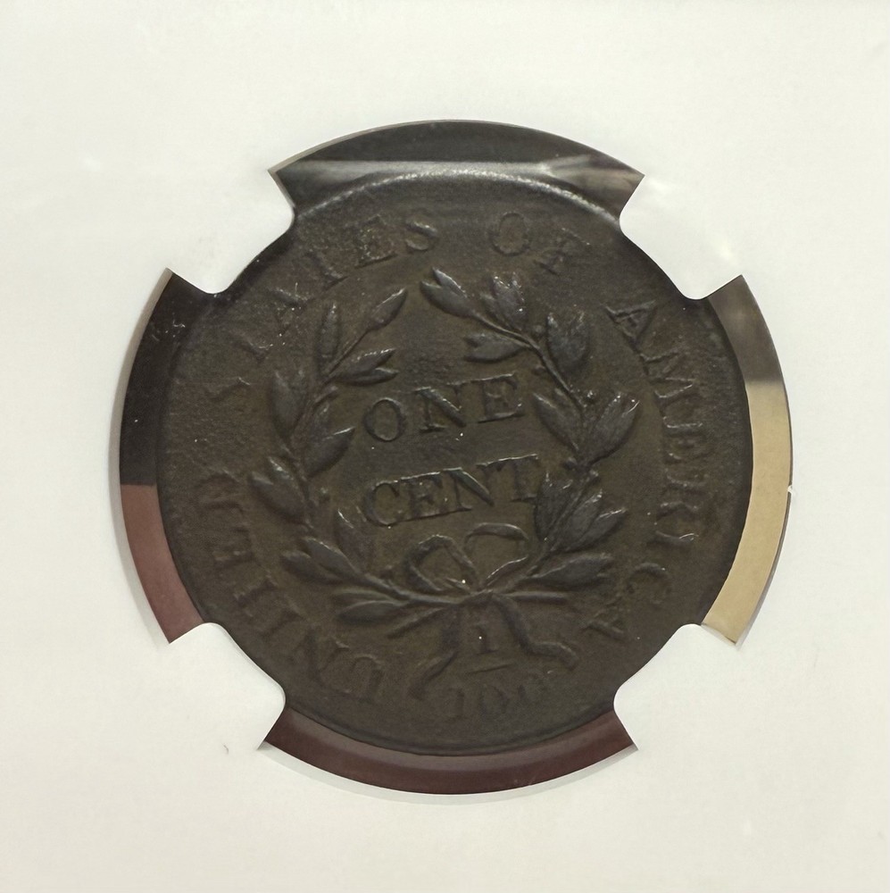 1803 1c Draped Bust Large Cent NGC VF Details Env. Damage