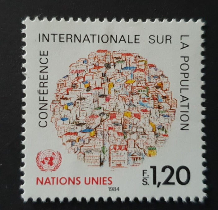 1984 UNITED NATIONS UN VN GENEVA POPULATION CONFERENCE VF MNH