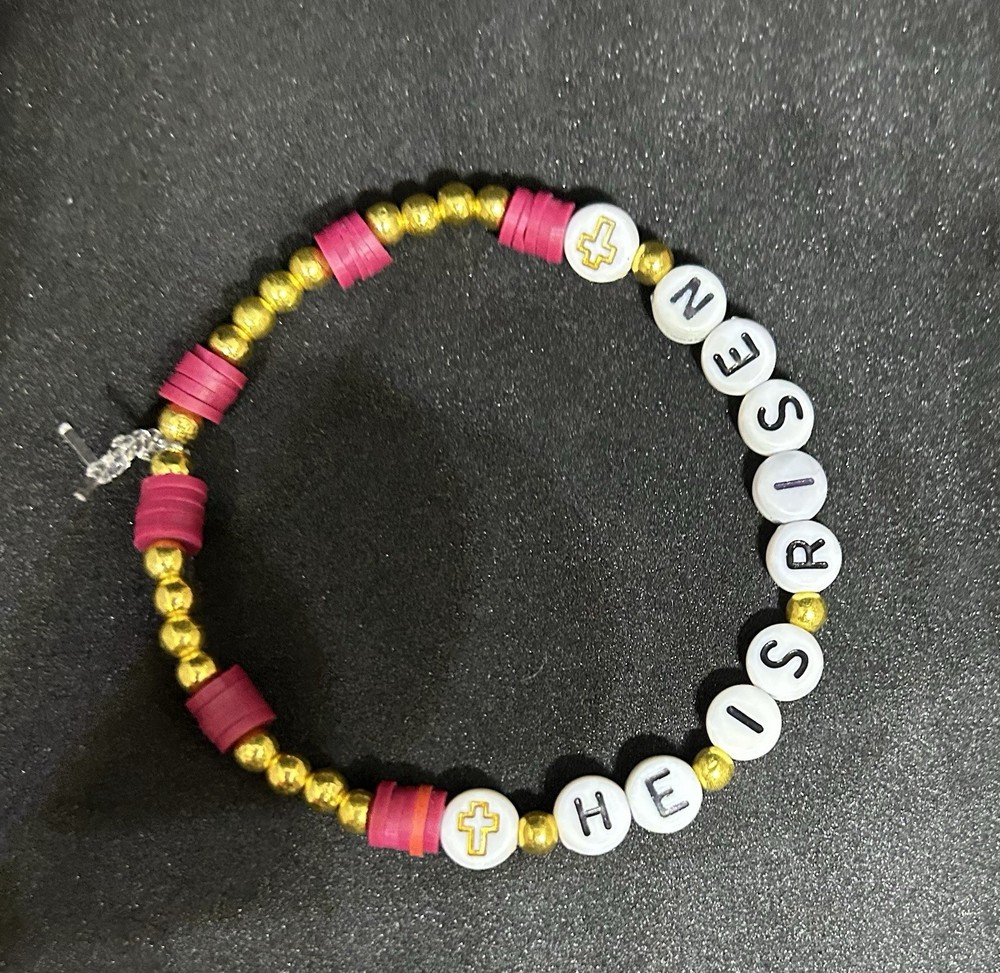 He Is Risen (Happy Easter) Heishi Bracelet