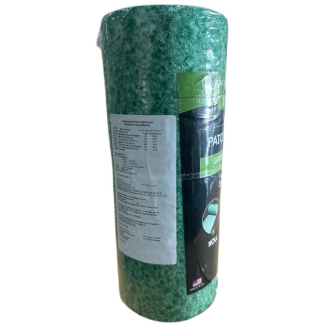 12PK - Biodegradable Grass Seed Mat, Year Round Green - 50 Sq Ft Quick Fix Rolls