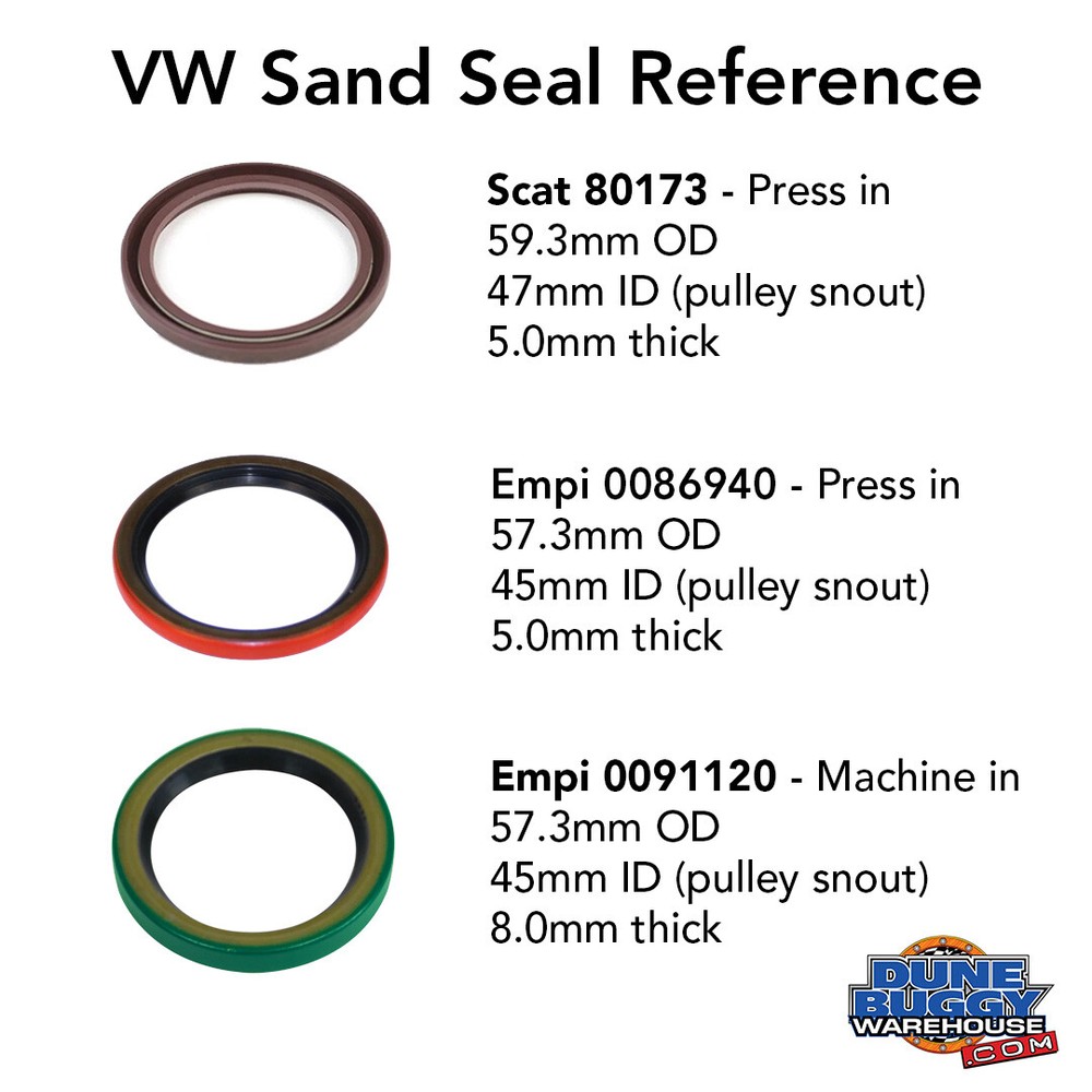 SCAT Sand Seal Replacement Seal Only - 80173