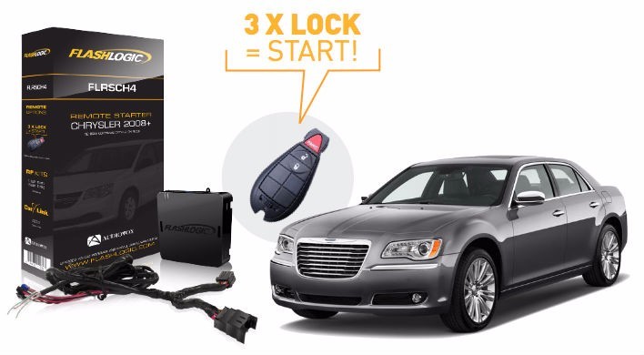 Flashlogic Remote Start for Chrysler 300 2010 Remote Starter Easy Install