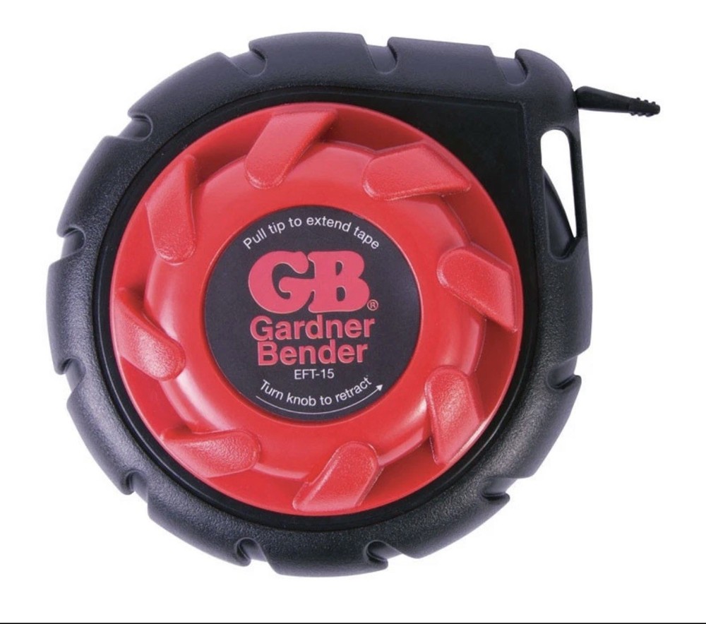 Gardner Bender EFT-15 Durable High-Impact Mini Cable Snake Fish Tape 15 ft.