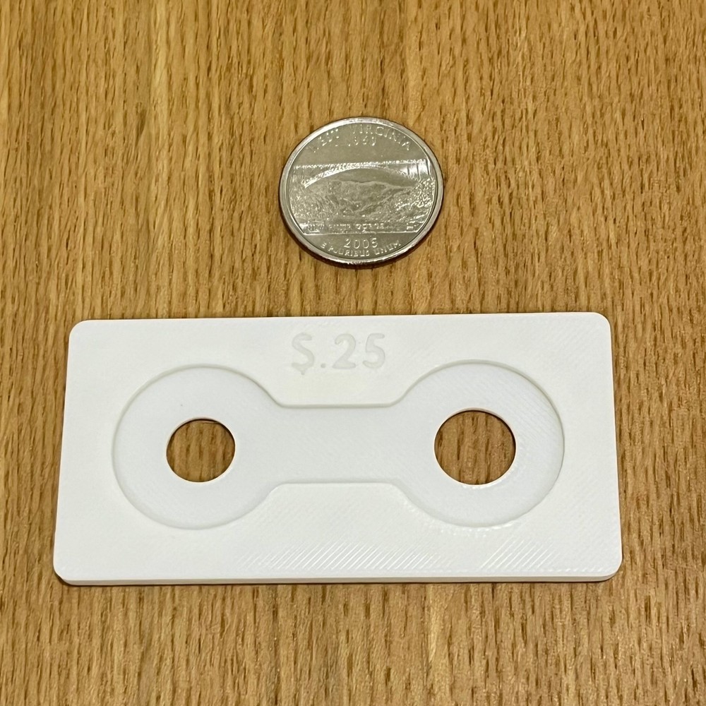 Coin Ring Tool: Hole Punch Centering Card