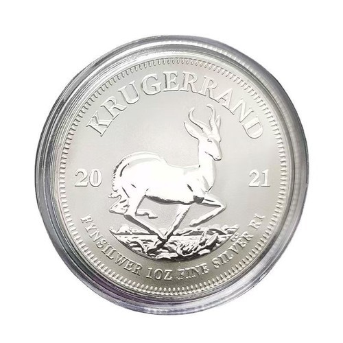 2021 South Africa 1 oz Fine Silver Krugerrand Coin BU Series