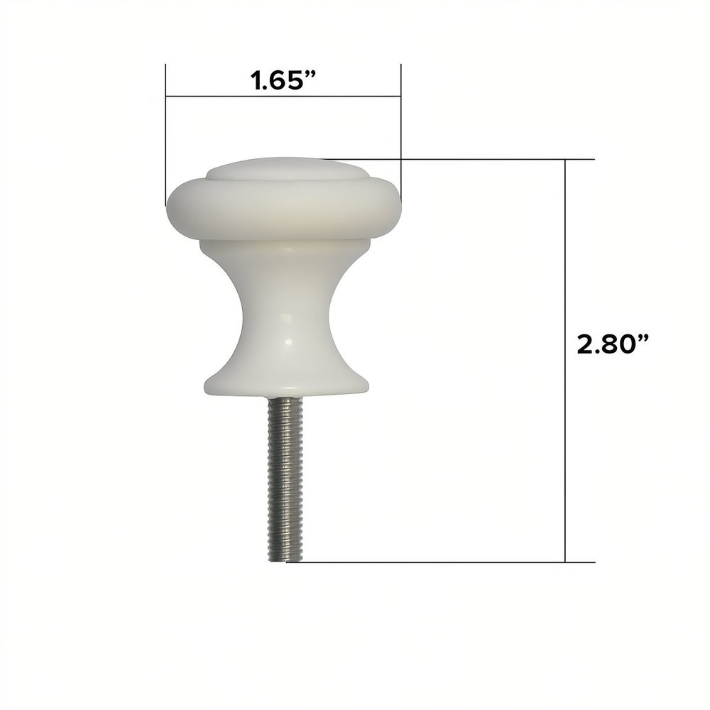 Small White Plastic Bumper Pool Post