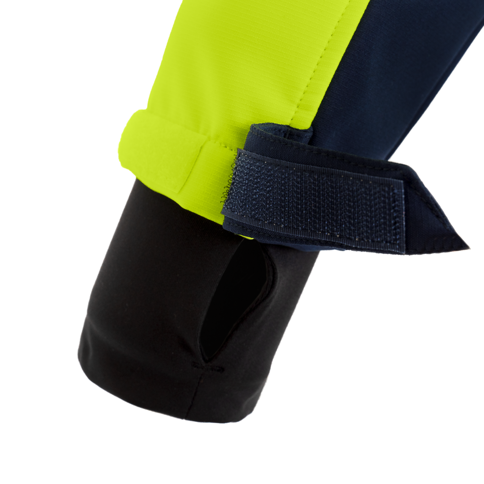 Hi-Vis Softshell Fleece Lined Safety Jacket with Reflective Strips by JORESTECH
