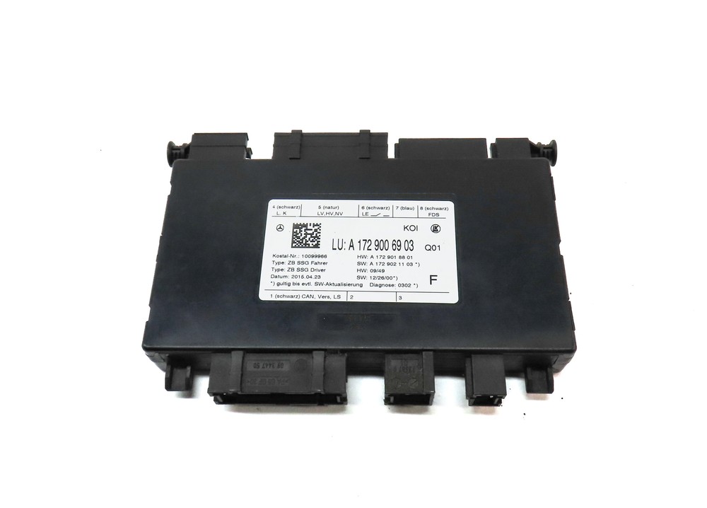 2016 MERCEDES E350 (W212) FRONT LEFT DRIVER SEAT CONTROL MODULE