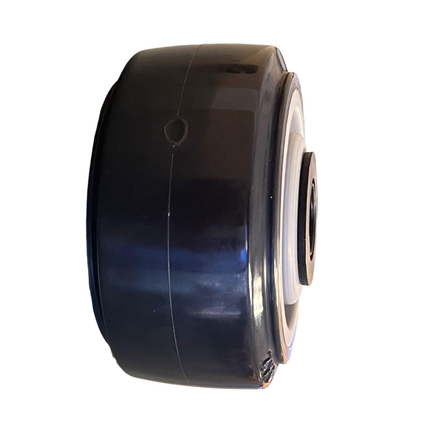 4” x 2” Black Polyurethane on Plastic Core Wheel