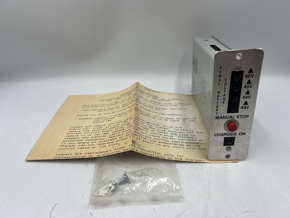 New NOS Lestronic II Electronic Timer Kit Part # 1134S for Model 11340 Charger