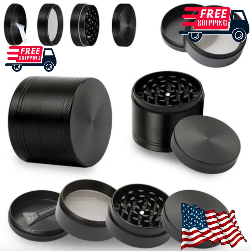 NEW! Grinder Crusher Tobacco Herb Spice Metal Alloy Portable 4 Grind US