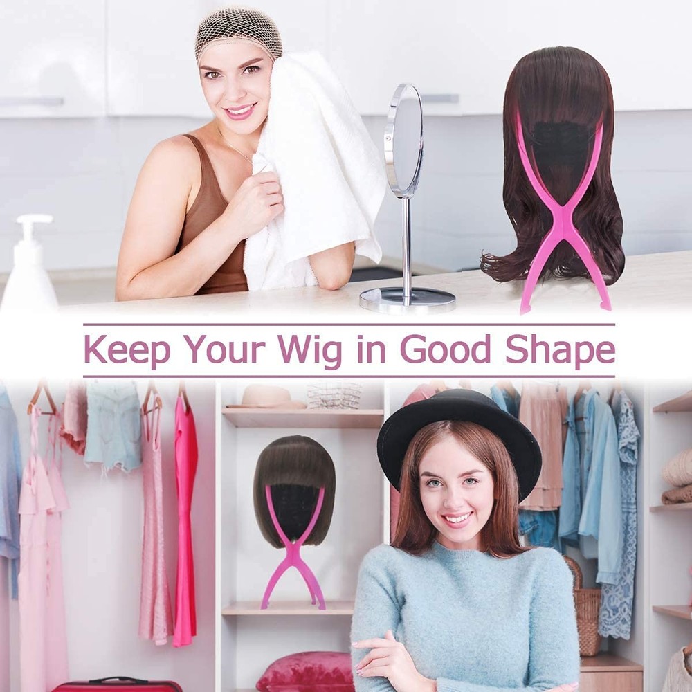 Head Stand Holder Hot Pink 3 pack