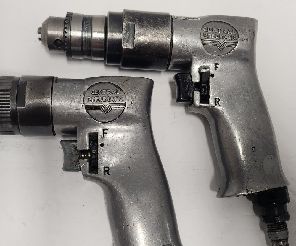 2 Central Pneumatic Air Drills Untested