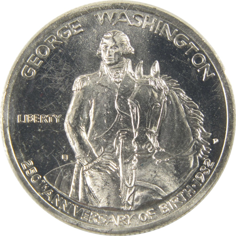 1982 D George Washington Commemorative Half Dollar Uncirculated OGP