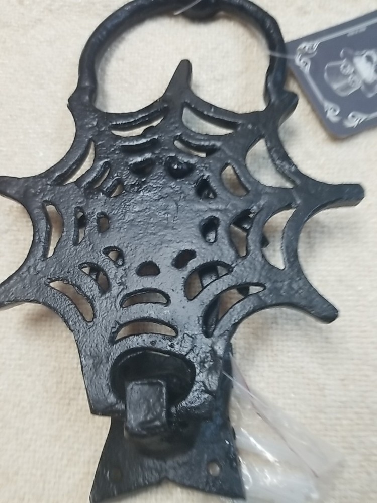 Grimson Gate cast Iron Spider web door knocker