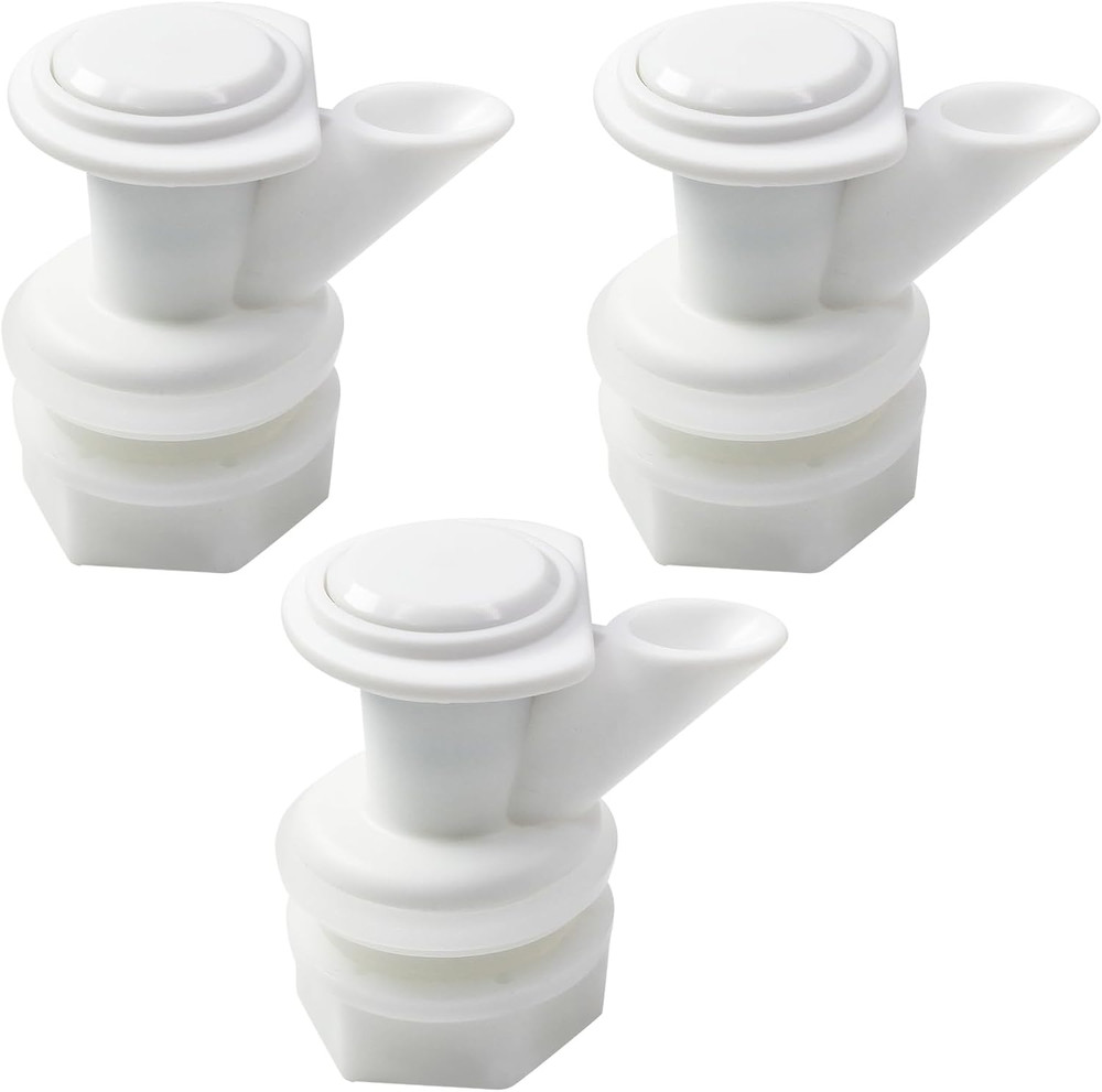 Push Button Water Spigot, Reusable Push Button Water Spigot - 3 Pack