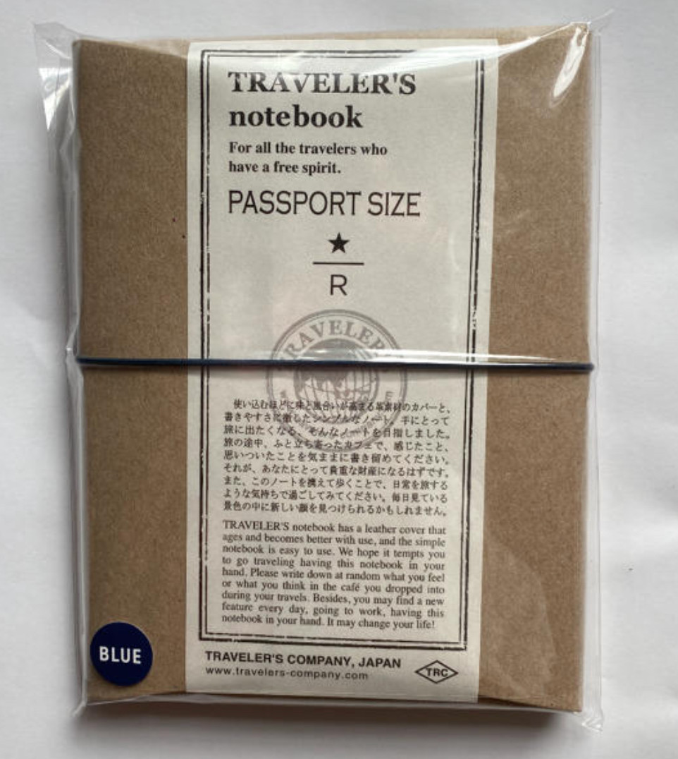 Starbucks Reserve Roastery Tokyo Traveler's Notebook Passport Size Blue Limited