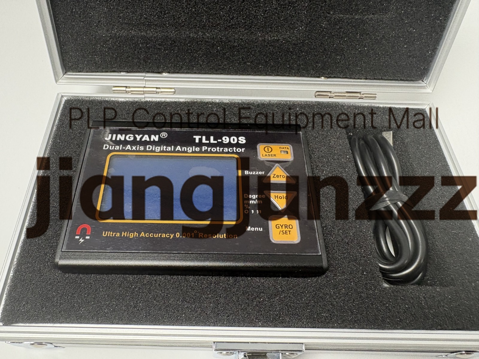 TLL-90S Digital Laser Level Protractor Angle Finder Meter Hi-accuracy 0.005° 90S