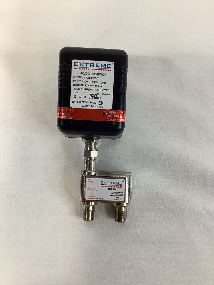 Extreme Broadband Infinity Premise AC/DC power Adaptor IPA1000PSB & Module IPPIM