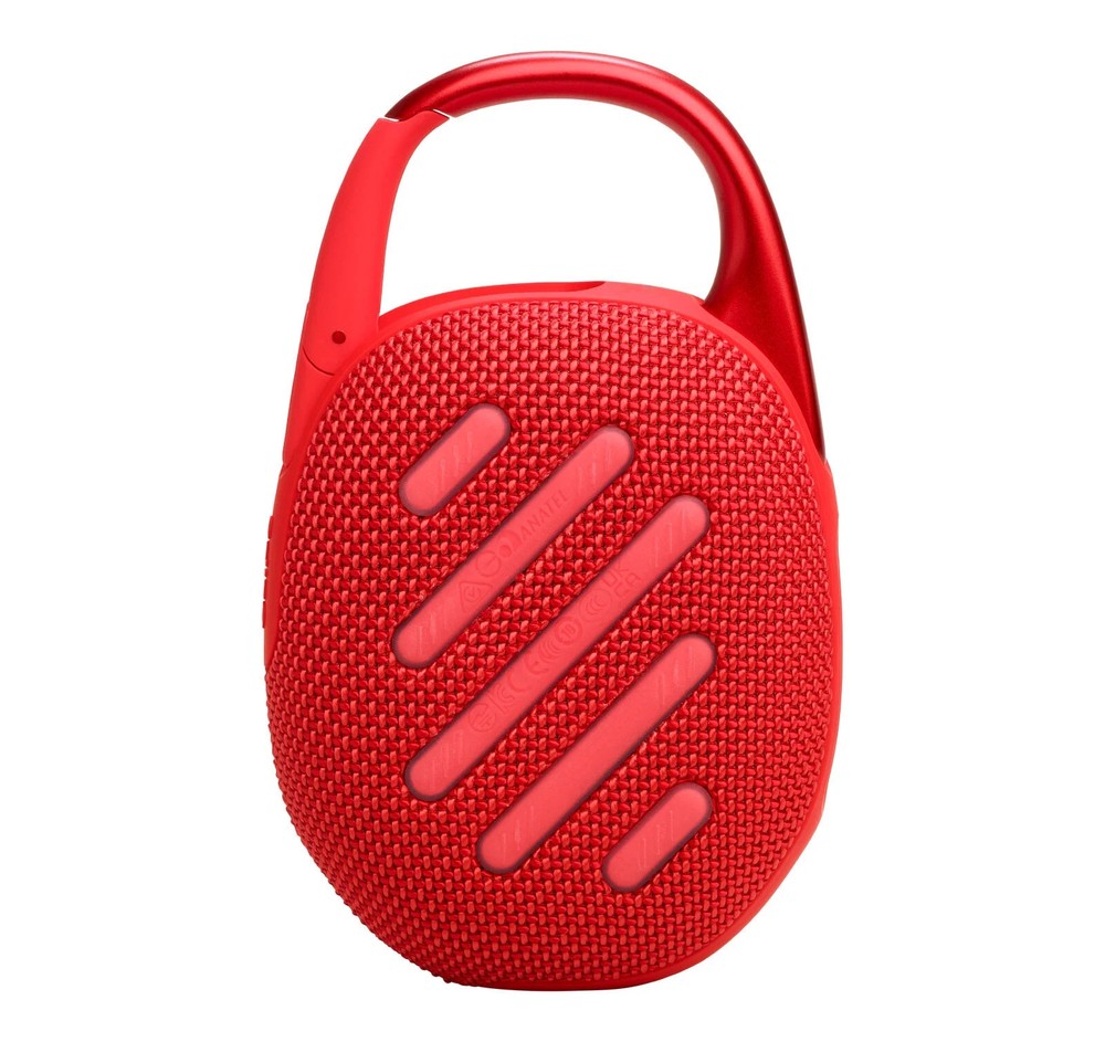 JBL Clip 5 RED Portable Bluetooth Speaker