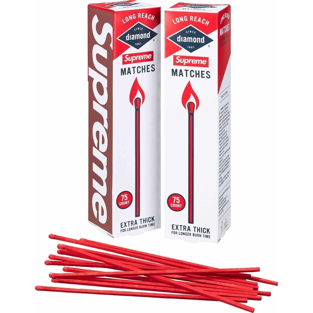 Supreme Diamond Matches - 2 BOXES - SS24 - SHIPS FAST