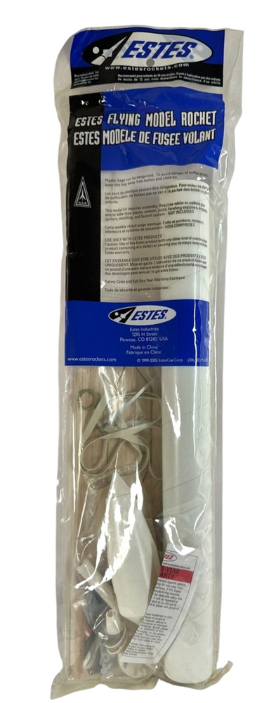 Estes Thunderstar #2192 Flying Model Rocket Kit.