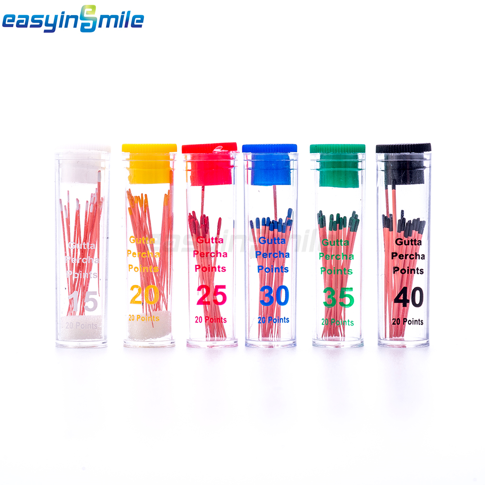 Gutta Percha Points for Dental Root Canal Endodontic Treatment .02/.04/.06 Taper