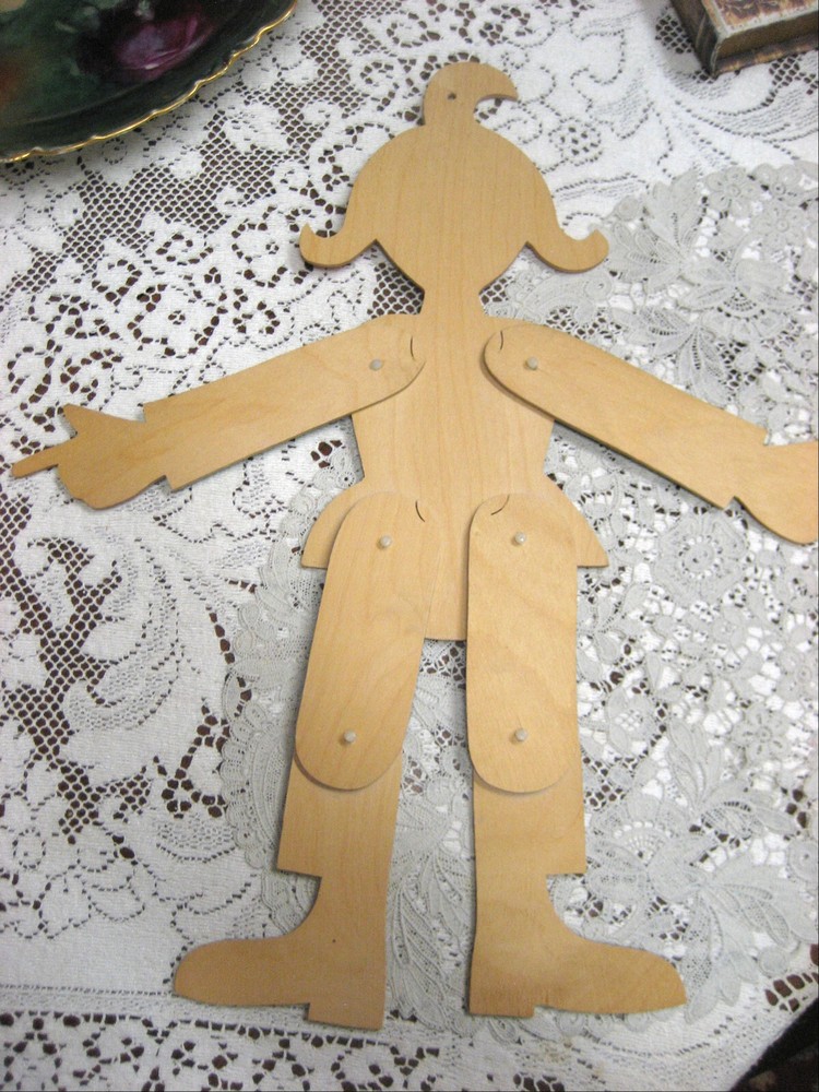 Moritz Red-Haired Boy Wood Jumping Jack Pull String Toy - Hampelmann